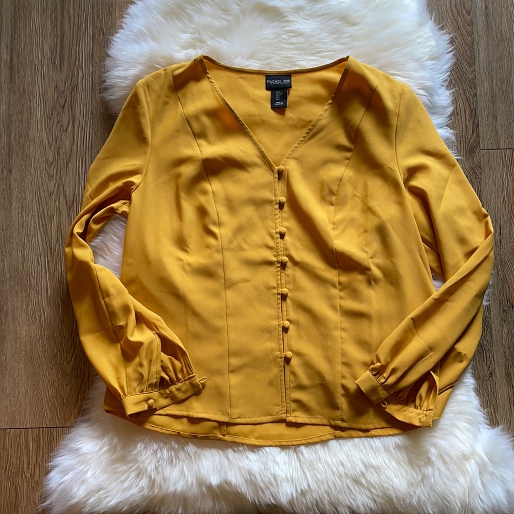 Rachel Zoe Button Blouse Size S